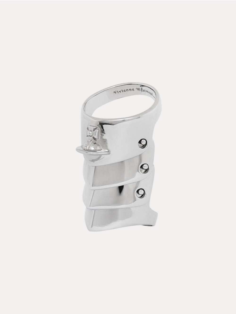 Vivienne Westwood Silver Armour Ring